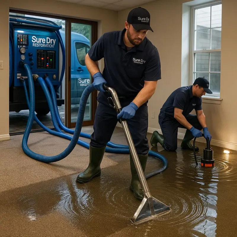 Water Extraction and Removal process in Hubbard Lake, MI